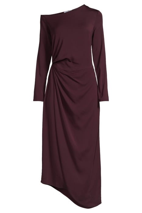 NADIA-SLEEVE DRESS BURGUNDY 3