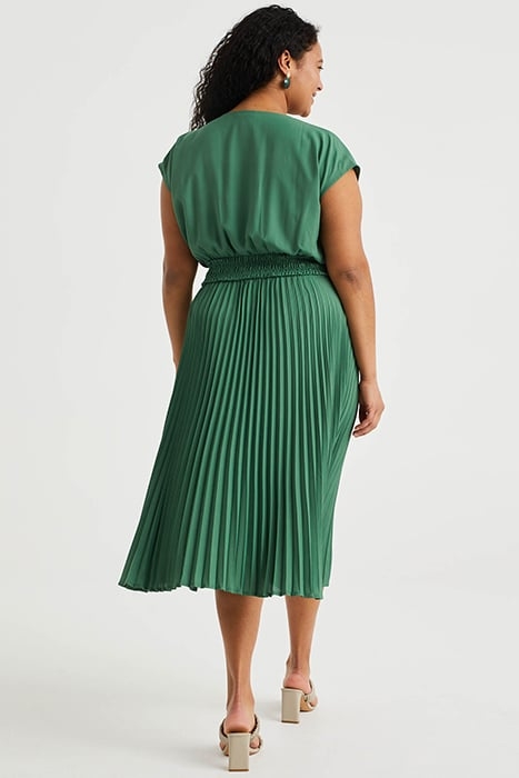 DRESS MID LENGTH GREEN 2