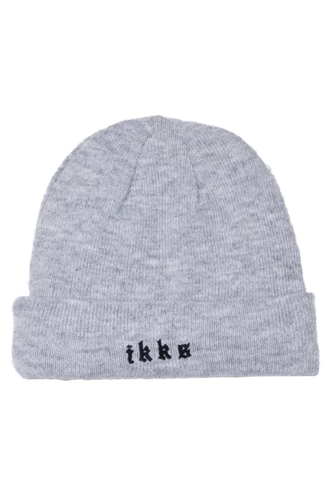 BABY BOYS’ GREY EMBROIDERED KNIT BEANIE WITH CUT-OUT MASK 2