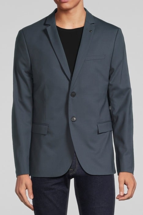 STEEL TWILL TRAVEL SUIT SUIT JACKET STEEL 1