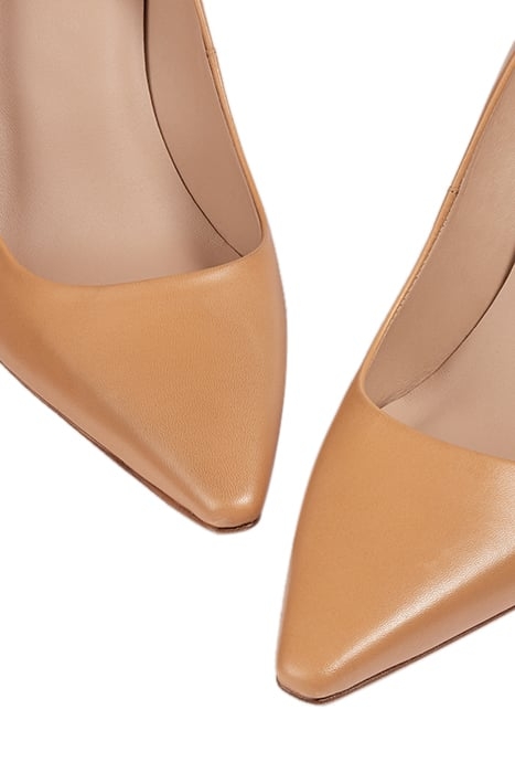 CC DAZZLE FLARED HEEL LIGHT TAN 3