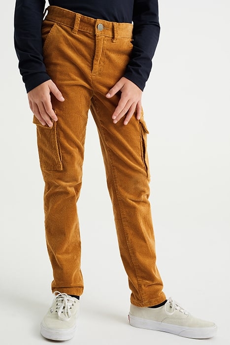 CARGO PANTS OCHRE YELLOW 1