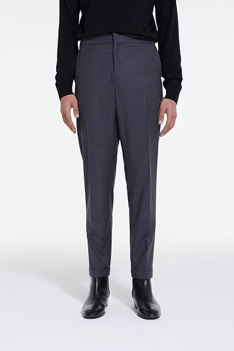 SUIT TROUSERS WITH ELASTIC BELT GREY 1