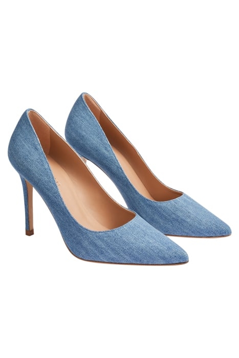 CC FERN POINTED TOE BLUE DENIM 2