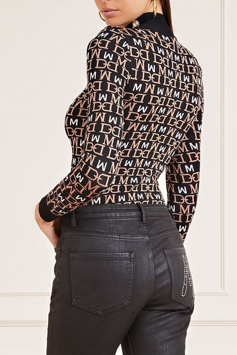 KARIN LS ALLOVER JAC ALLOVER M LOGO BLACK 2