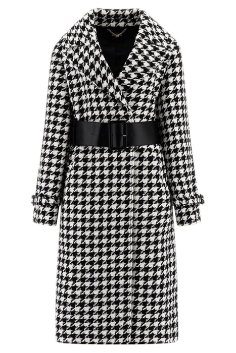 NATASHA COAT PIED DE POULE BLACK/ 4
