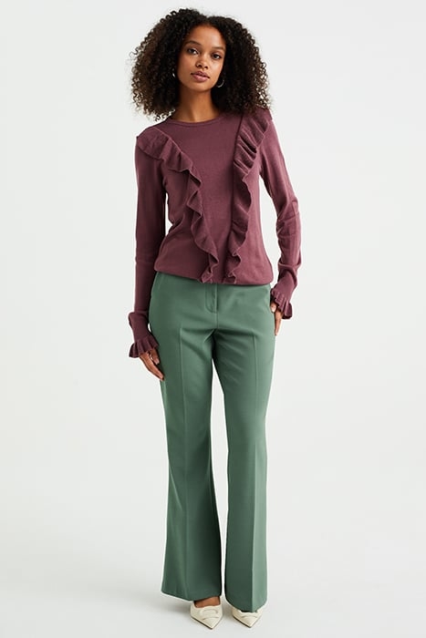 KNITTED PULLOVER DARK PURPLE 3