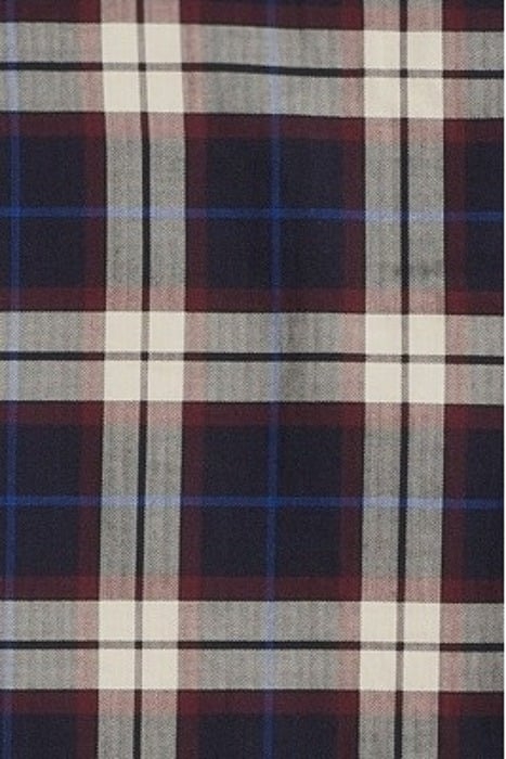 BURGUNDY CHECK SLIM SHIRT BURGUNDY 5