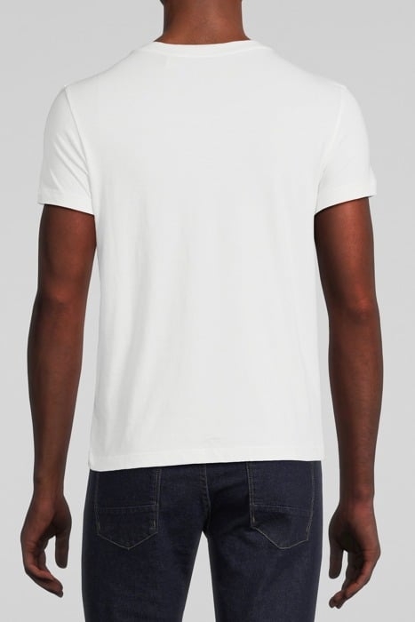 WHITE T-SHIRT WITH GANG IN SUITS IMAGE OFF WHITE 2