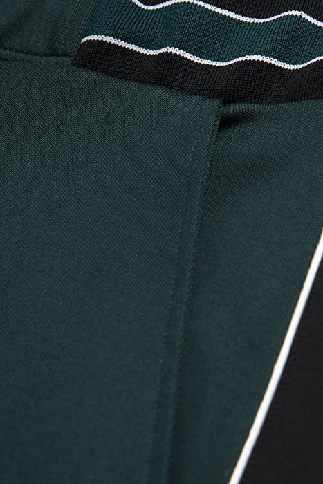 JOGGING WITH CONTRASTING STRIPS AND PIPING VERT BOUTEILLE 7