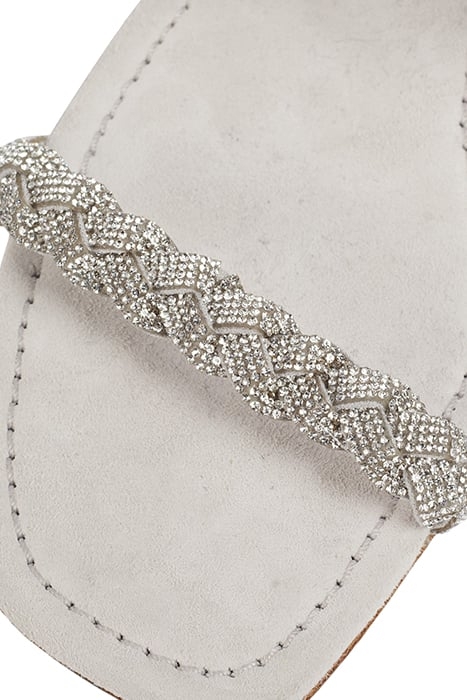 FS RIA FLAT SANDAL SILVER 4