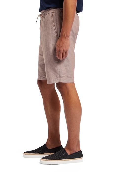 FAVE - COTTON/LINEN TWILL BERMUDA DRIFTWOOD 6