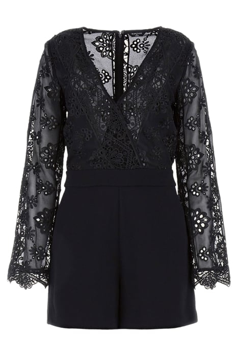 CASSANDRA ROMPER JET BLACK 4