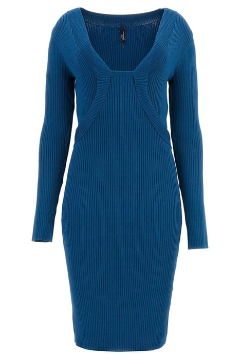 OAK SWEATER DRESS BLUE OPAL 4