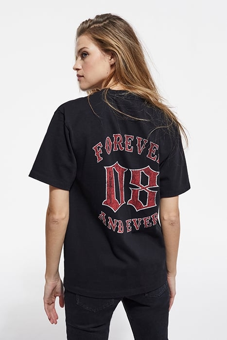 SKULL FLAME T-SHIRT STONE 2