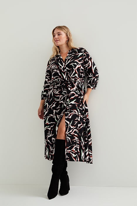 DRESS MID LENGTH BLACK 4