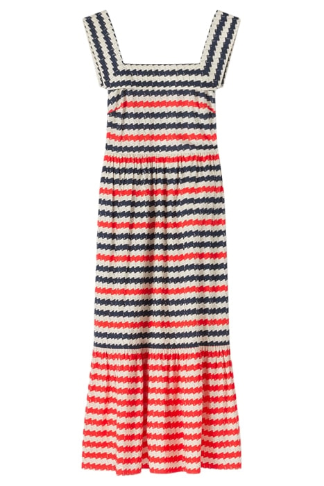 DR JUNE - WAVE PRINT SUN NAVY/WHITE 3