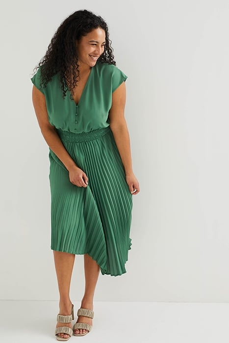 DRESS MID LENGTH GREEN 4