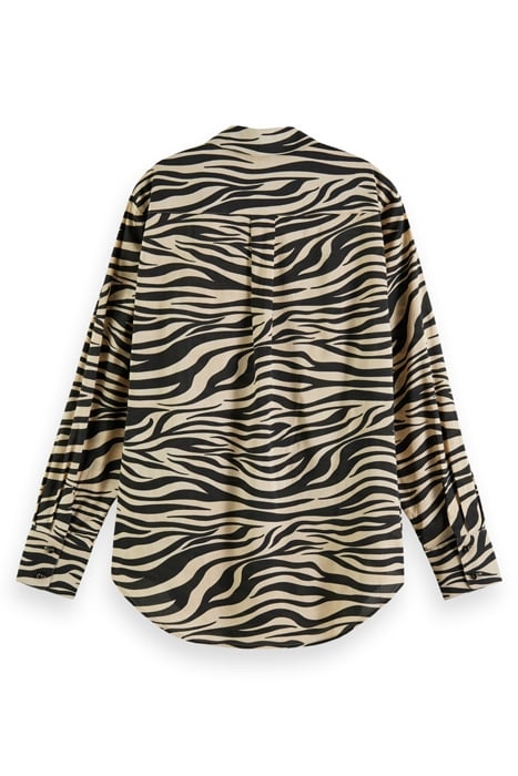 RELAXED FIT SHIRT WITH ANIMAL PRINT TIGER 2