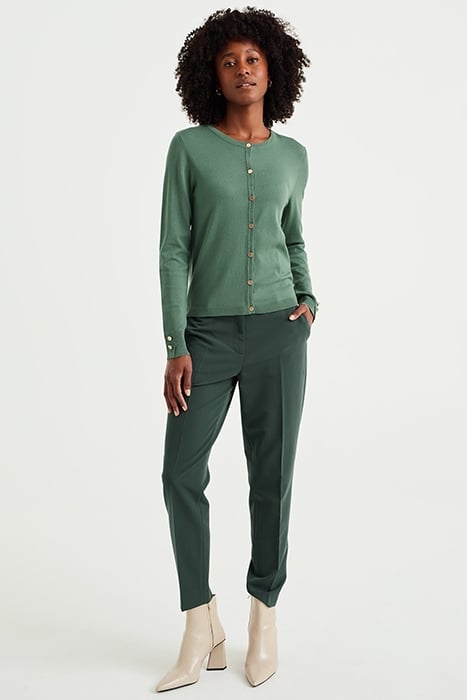 KNITTED CARDIGAN MOSS GREEN 3