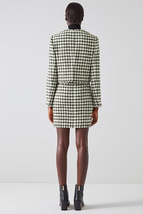 JK KEELER GINGHAM BLACK/CREAM 3