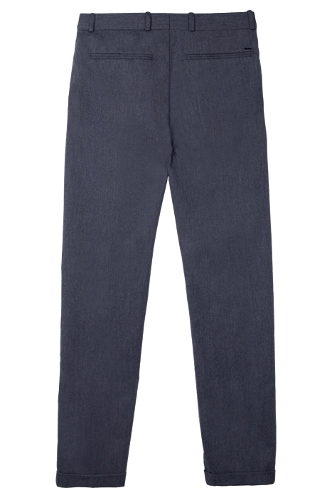 INDIGO DENIM-LOOK SUIT TROUSERS INDIGO 2