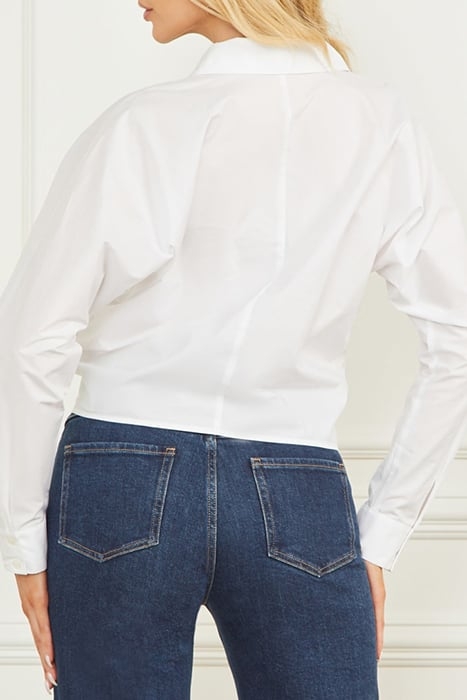 TIFFANY POPLIN BLOUS TRUE WHITE A000 5