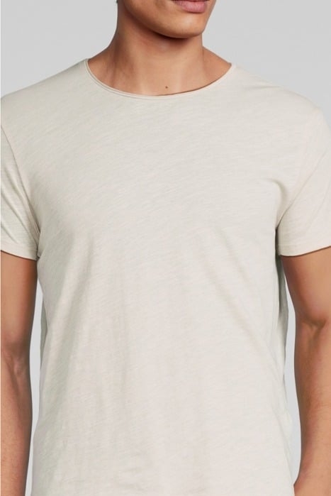 CEMENT GREY ESSENTIAL ROUND-NECK SHORT-SLEEVE T-SHIRT CONCRE 4