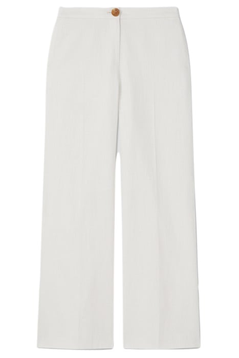 TR AMI WIDE LEG TROUSERS ECRU 3