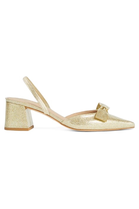 OC CADENCE BOW SLINGBACK GOLD 1