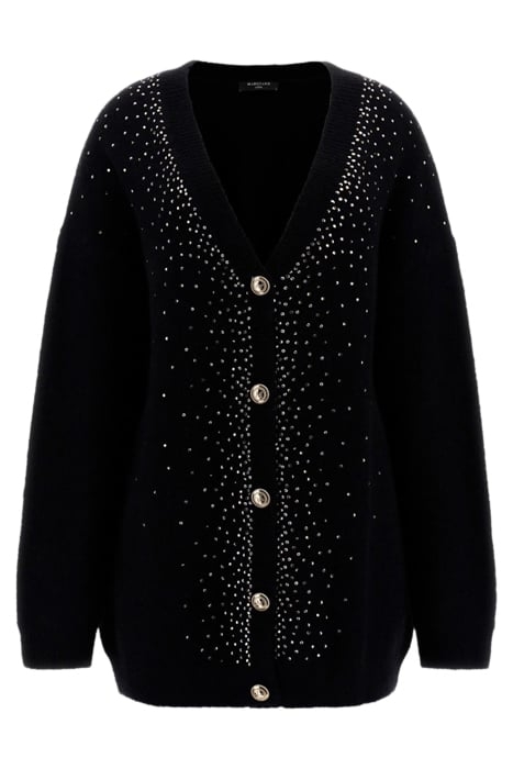 JODIE EMBELLISHED JET BLACK CARDIGAN 3