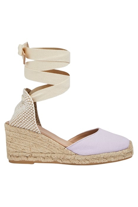 CS MAUREEN CANVAS ANDALS LILAC 1