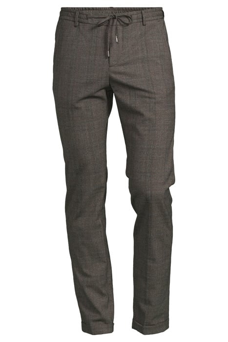 GREY PRINCE OF WALES MOTIF TRAVEL SUIT JOGGERS GREY 3
