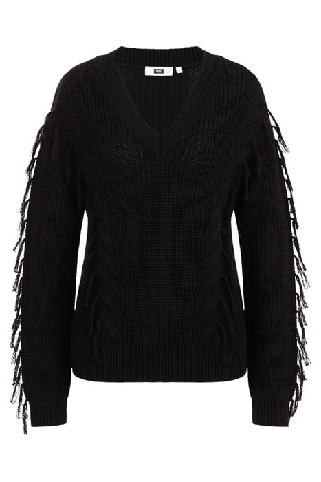 KNITTED PULLOVER BLACK 4