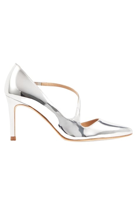 OC HEATHER SUEDE D'ORSAY SILVER 1