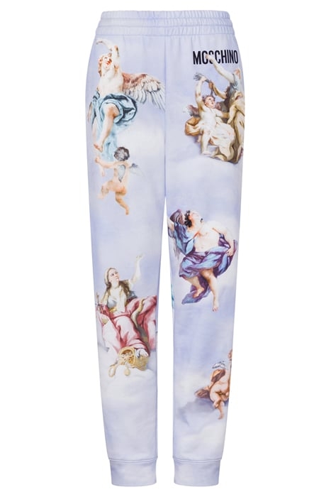 FRESCO PRINT FLEECE JOGGERS BLUE 3