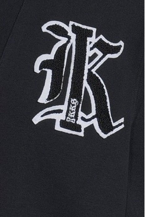 NAVY SWEATSHIRT FABRIC CARDIGAN WITH XL BADGE NAVY 5