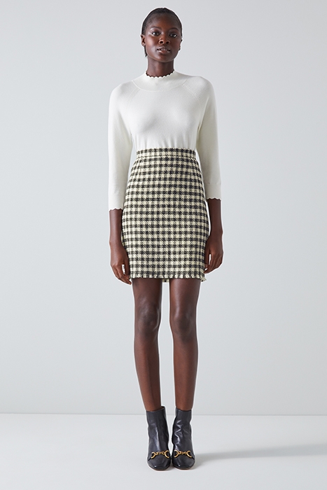 SK KEELER GINGHAM BLACK/CREAM 1