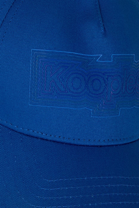 COTTON CAP WITH KOOPLES LOGO BLUE 3
