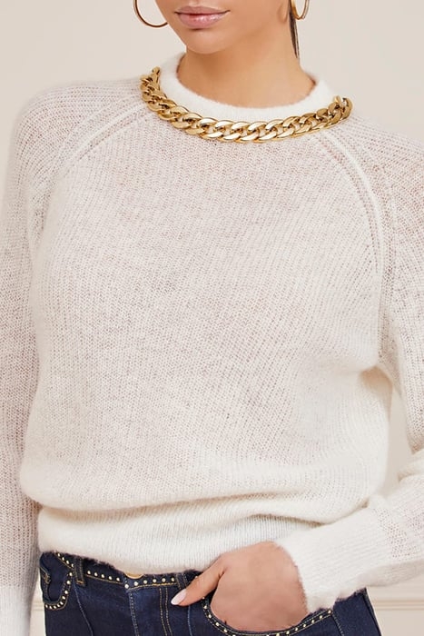 NUVOLA LS CHAIN SWTR PALE PEARL 4