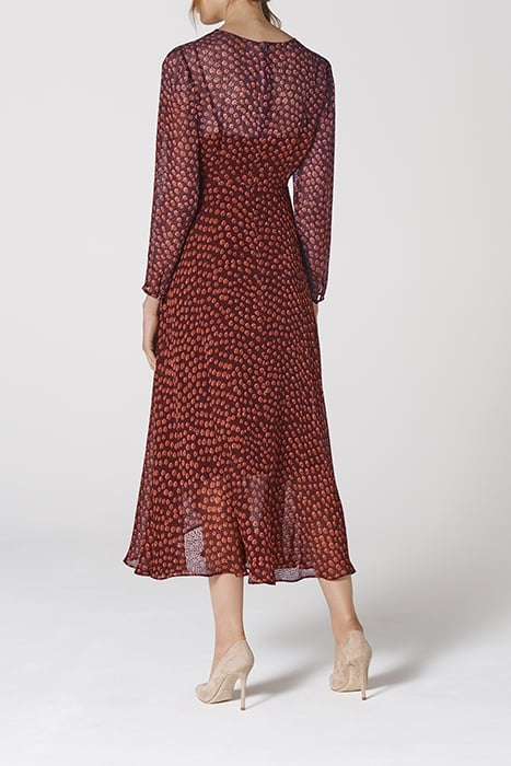 DR BEYA DEVORE SPOT BURGUNDY 2