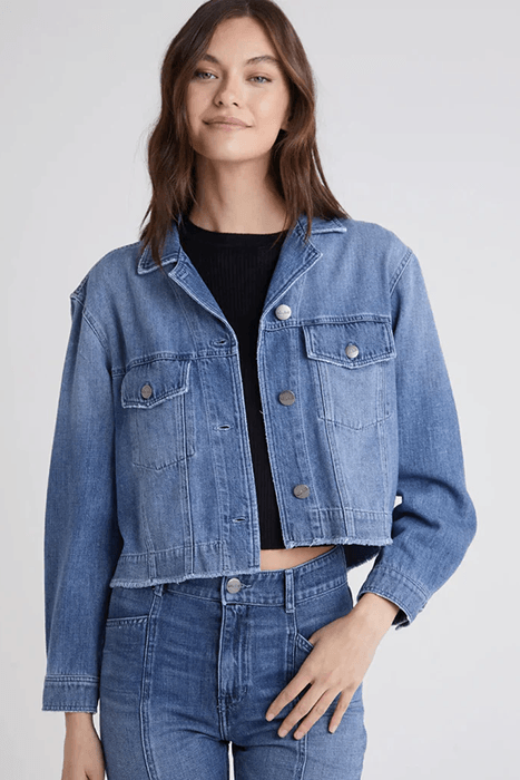 CUT-OFF JEAN JACKET HERITAGE WASH 1