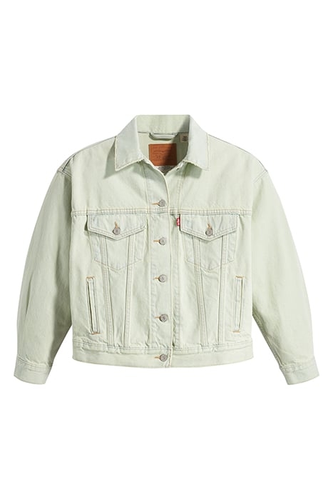 90S DENIM JACKET GREEN 3