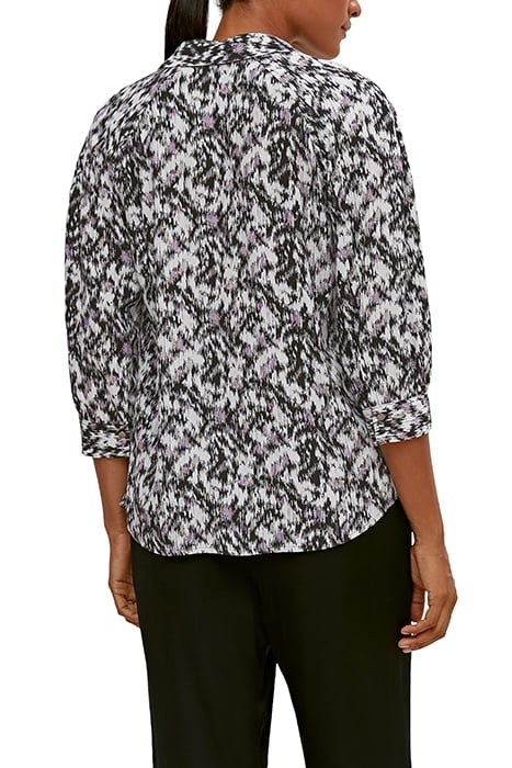 COMMA BLOUSES GREY/BLACK 2