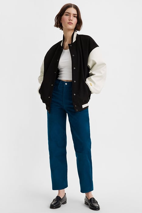 RIBCAGE STRAIGHT JEANS BLUE 1