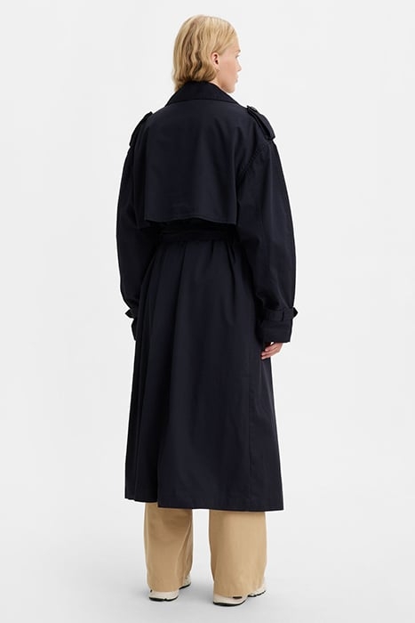 SLACKER TRENCH COAT BLACK 2