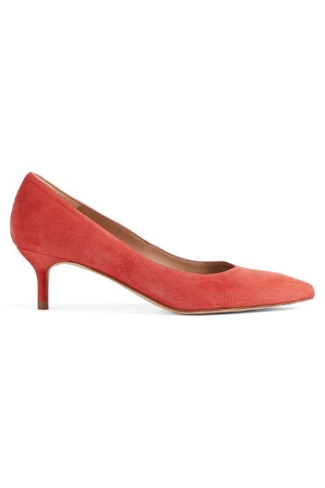 AUDREY LOW COURT HEEL CORAL 1