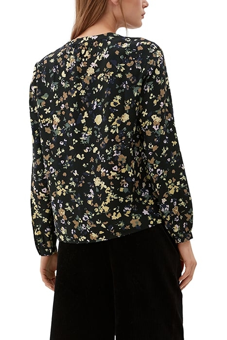 S.OLIVER BLOUSES GREY/BLACK 2