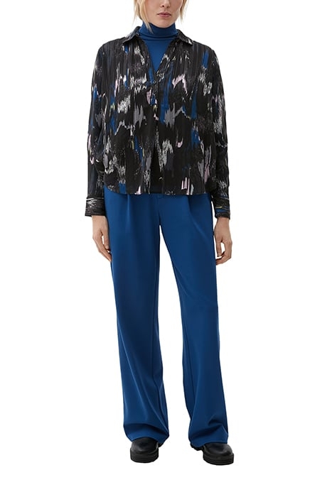 S.OLIVER BLOUSES GREY/BLACK 3