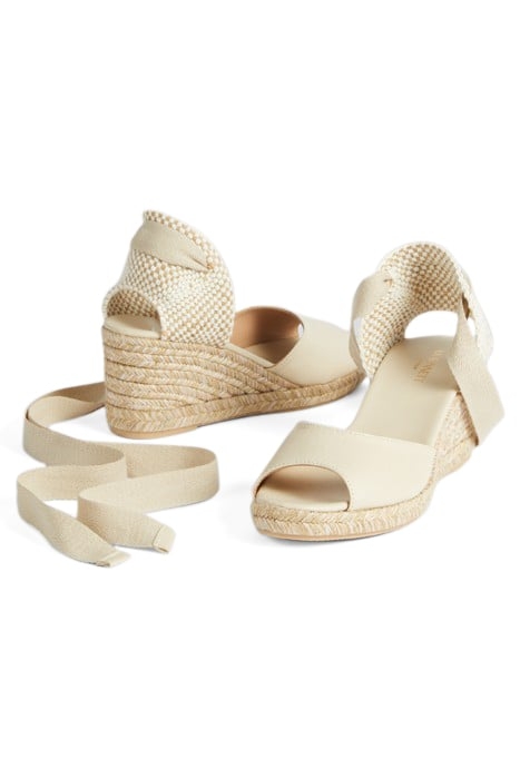 MARIANNE PEEP ESPADRILLES ECRU 3